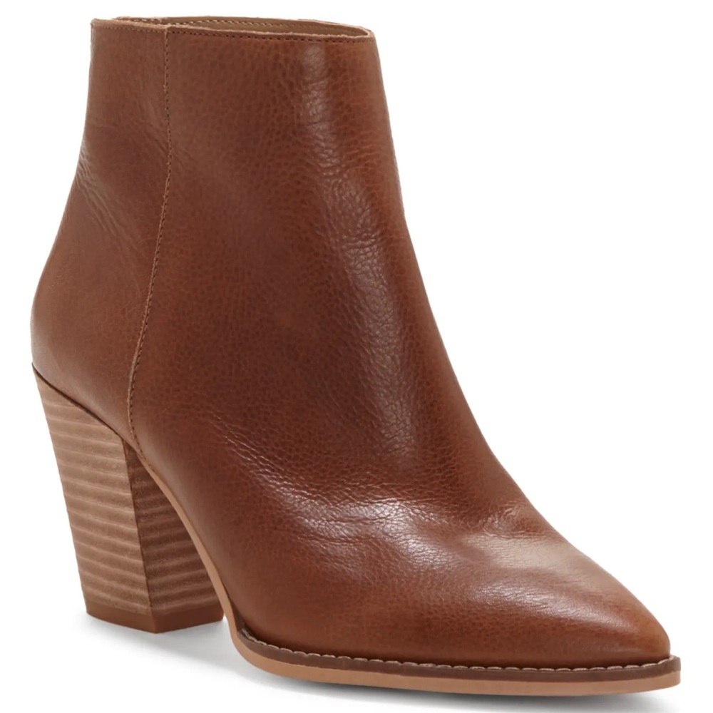 Lucky Brand Brown Pointed Toe Ankle Booties